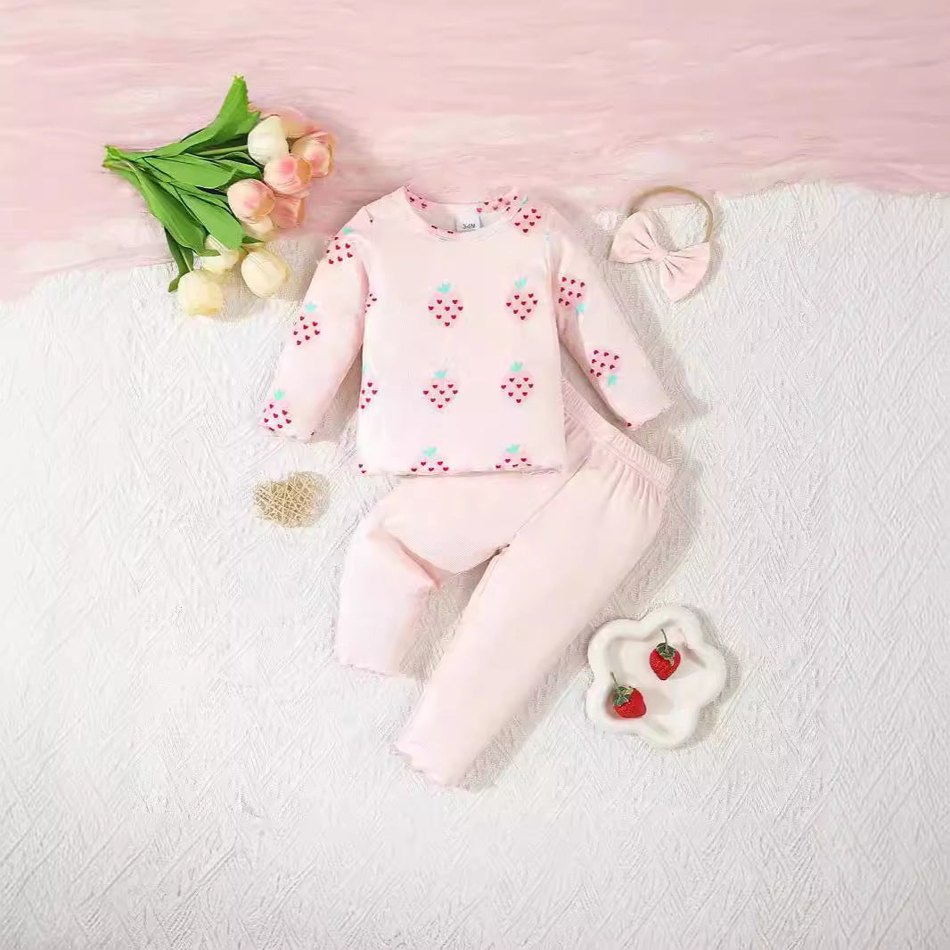 Cute 3-piece baby suit