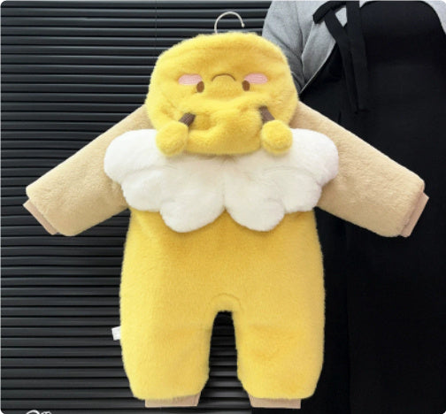 Winter Fleece-lined Thickened Jumpsuit Costumes
