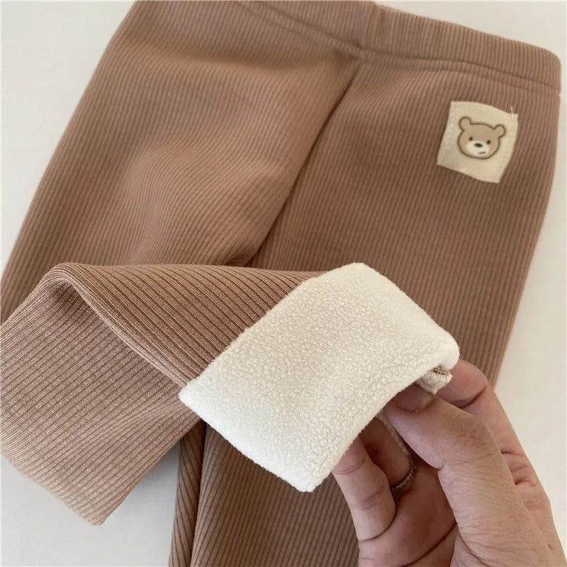 Single-layer Fleece-lined Leggings