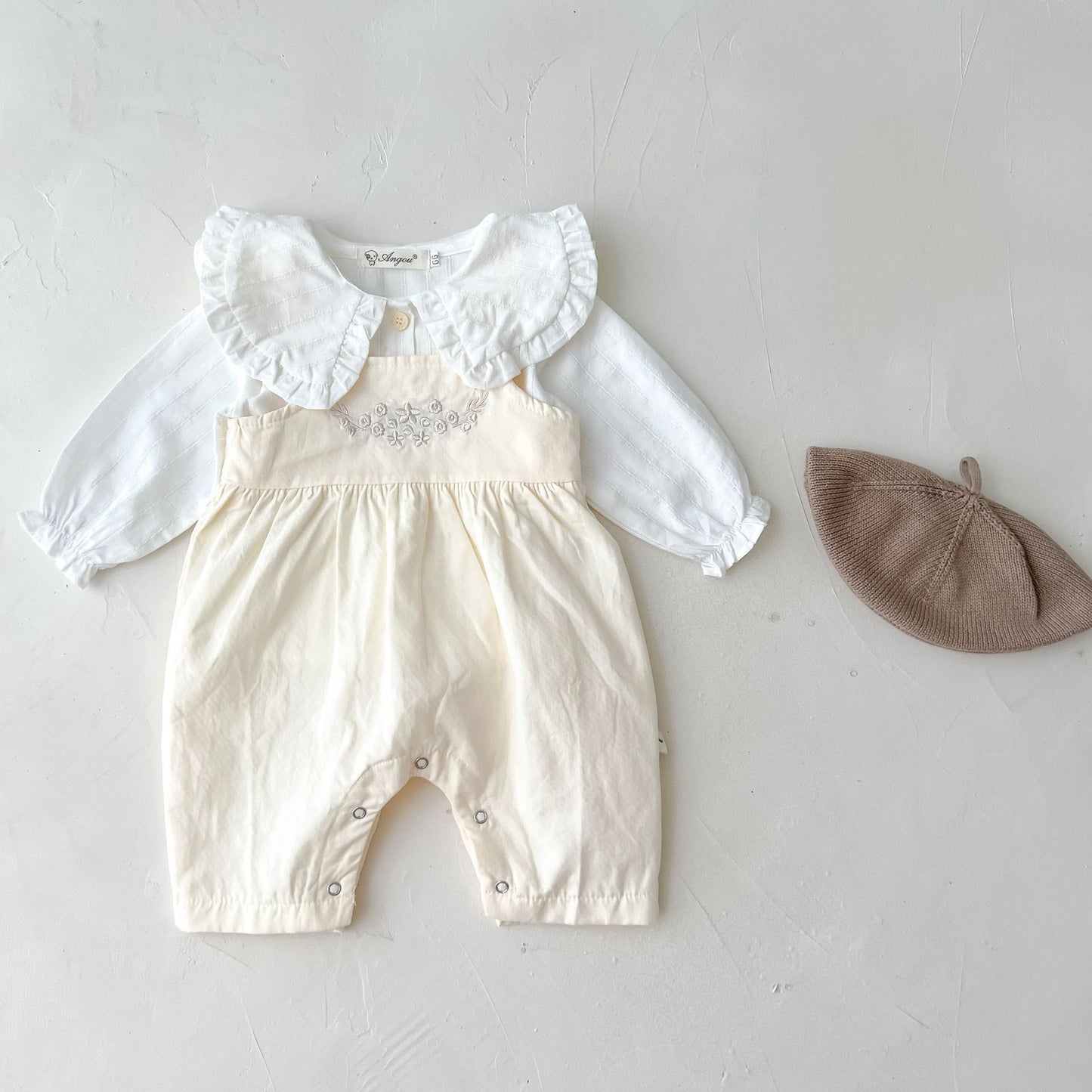 Baby's Loose Adjustable Suspender Romper